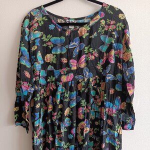 Multicolored Butterfly and Flower Dress from WeBeBop